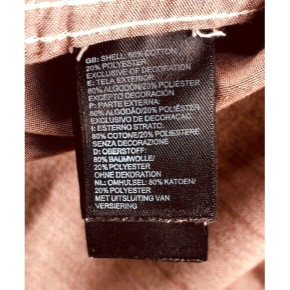 The North Face Men's XL Long-Sleeve Button-Up Shirt Red Heather Chest Pockets - Picture 4 of 10